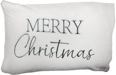 Clayre & Eef Kussenhoes 35x50 cm Wit Polyester