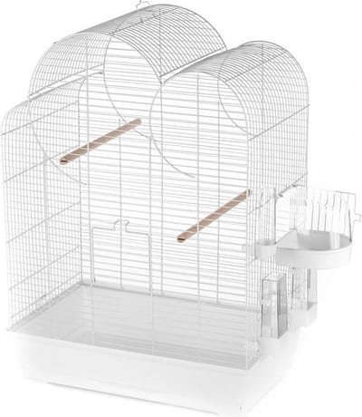 Duvo+ Kooi eliza Wit/wit 54x34x75cm