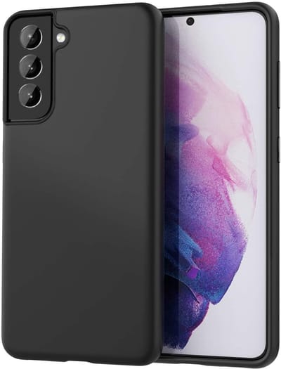 Hoesje Geschikt Voor Samsung Galaxy S21 Hoesje Geschikt Voor Samsung Galaxy S21 siliconen hoesje Flexibel en schokbestendig TPU Case - Zwart