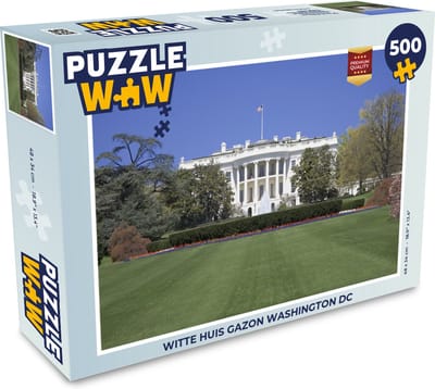 Puzzel Witte Huis gazon Washington DC - Legpuzzel - Puzzel 500 stukjes