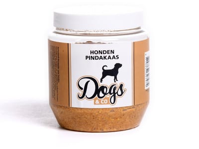 MULTIPACK Dogs&Co® Hondenpindakaas 2x 350 GR - 2 potten pindakaas in de verpakking