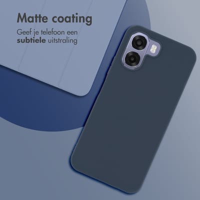 imoshion Hoesje - Geschikt voor Oppo A6x (5G) / Oppo A6x (4G) - Color Backcover - Donkerblauw