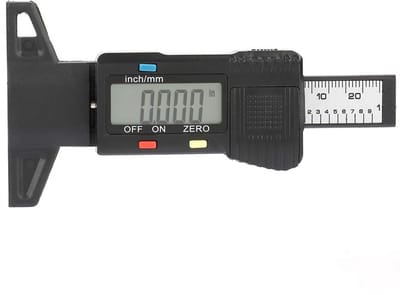 Allecto - Digitale Profielmeter Banden - Veilig Rijden - LCD Scherm - Nauwkeurige Metingen - Bandenspanning - Handig Voor Auto's - Compacte Vorm