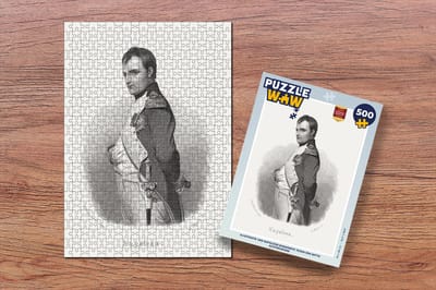 Puzzel Illustratie van Napoleon Bonaparte tegen een witte achtergrond - Legpuzzel - Puzzel 500 stukjes
