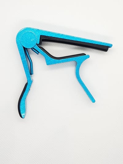 Gitaar Capo Aluminium  / Klem voor Elektrische en Akoestische Gitaren - Blauw