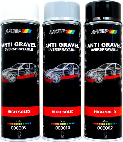 MoTip Anti-Steenslag High-Solid in Spuitbus - Wit