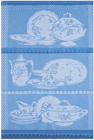 Coucke - VAISSELLES ANCIENNES - Theedoek van katoenen jacquard