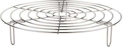 Steamerinzetstuk RVS - Stoommand Pan - Voedsel Stomen - Zwaar Uitvoering - Diameter 24cm - Zilverkleurig