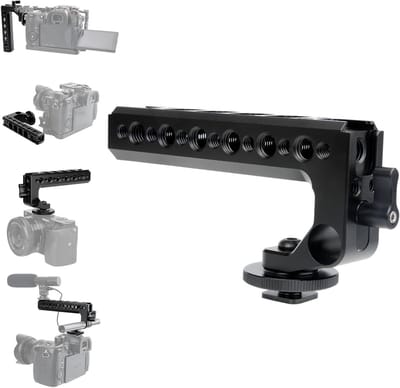 Camera Top Cheese Handle met Koudschuh voor Panasonic Lumix GH5s en GH5 - Ergonomisch, Lichtgewicht en Duurzaam Accessoire