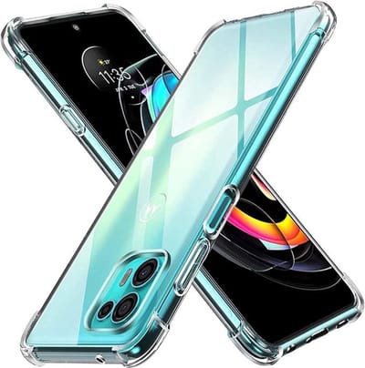 Shockproof Flexibele achterkant Silicone hoesje Transparant Geschikt voor: Motorola Moto G100
