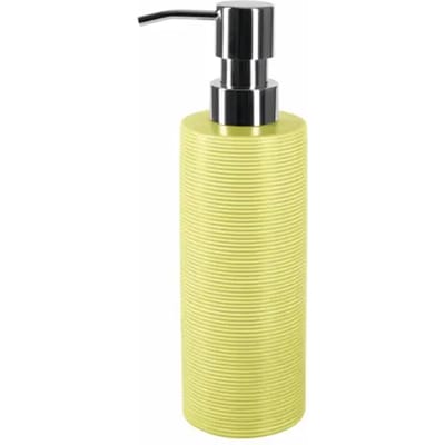 Spirella Zeepdispenser Tube Ribbed – Zeephouder en Lotion Dispenser voor Badkamer Accessoires – Elegant en Tijdloos Design