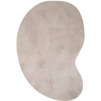 Vloerkleed Morbido Zand - Organisch 200 x 280 cm - Extra Hoogpolig Fluffy Vloerkleed in Scandinavische / Hotel Chique Stijl