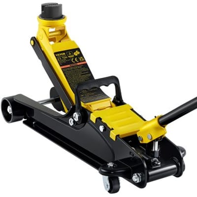 VEVOR hydraulische krik, schaarkrik met een hefvermogen van 2,5 ton, hefhoogtebereik van 85-380 mm, hydraulische krik met enkele zuiger, autokrik voor gezinsauto's, vrachtwagens en SUV's.