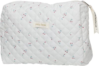 Grote Cosmetica Tas Reis Toilettas met Rits Bloemenprint