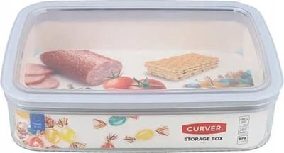 Curver Vershouddoos 1.4L Rechthoekig - Transparant / Grijs - Kunststof - Maat M - BPA Free
