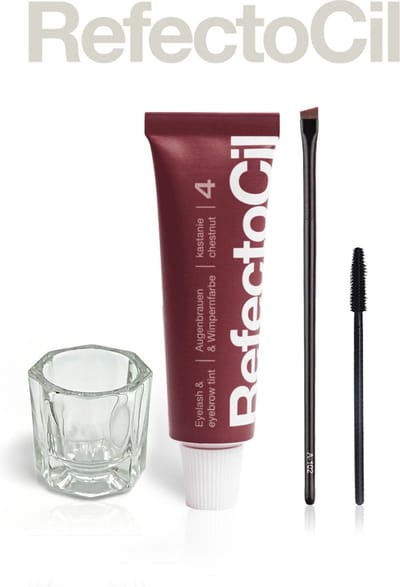 Refectocil Wimper, Wenkbrauw & Baard Verf Kit Zonder Oxidant Nr 4 Kastanje