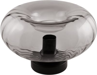 OSRAM DECOR Rookglas Tafellamp, Zwart Metalen rookglas, E27 Versie, 280mm diameter