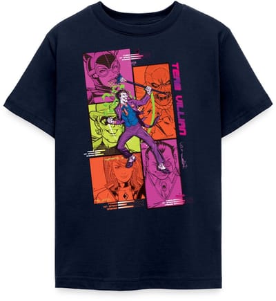 Batman Team Villain Met Joker En Strippanelen T-Shirt Tiener