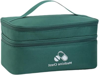 Reisapotheek Tas, Waterdichte Eerste Hulp Tas, Medicijnopslag Tas met Schouderriem, 28 x 20 x 15 cm, Unisex, Ideaal voor Vakanties en Outdoor Activiteiten, Handig en Ruim