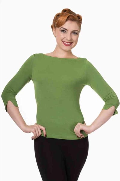 Dancing Days - MODERN LOVE Longsleeve top - S - Groen