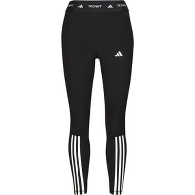 Adidas Techfit 3 Stripes 7/8 Leggings Zwart XL Vrouw