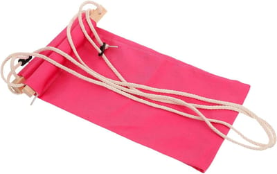 Voethangmat Bureau - Voetensteun Hangmat - Comfortabel Werken - Opvouwbaar Ontwerp - 66 x 21 cm - Roze