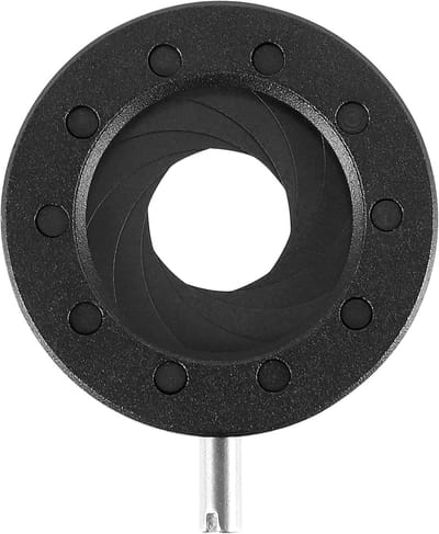 Mechanisch Iris Diafragma - Iris Lens - Camera Aanpassen - Handmatige Apertuurregeling - 1-12mm - Zwart