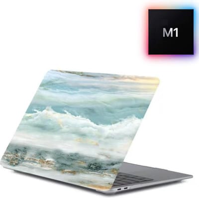 Laptophoes - Geschikt voor MacBook Pro M1 Hoes Case - 13 inch - A2338 (2020) - Golven