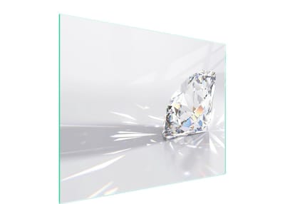 TMK ArtDeko - Snijplank - Glas - 52x40 cm - Diament