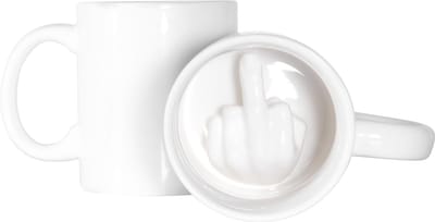 ThumbsUp! Up Yours - Beker - Wit