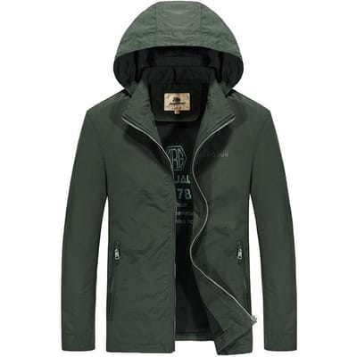Veste pour Homme Automne Nouvelle Veste pour Homme à Capuche Outdoor Décontractée Ample Respirante Manteau 5XL black