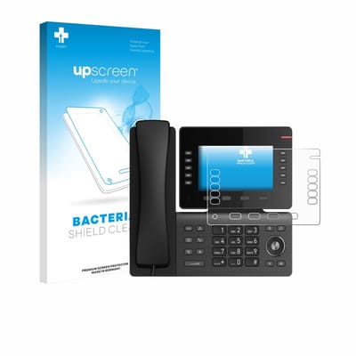 upscreen - Screenprotector voor Snom D865 - Folie Beschermfolie transparant antibacterieel