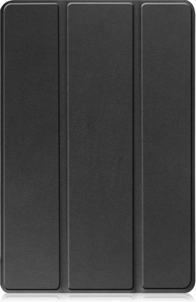 Hoesje - Geschikt voor Lenovo Tab M10 (3e / 3rd generatie) - Dun & Stevig - Trifold Bookcase - Hard Cover - Hardcover Book Case - Tablet Hoes - Zwart