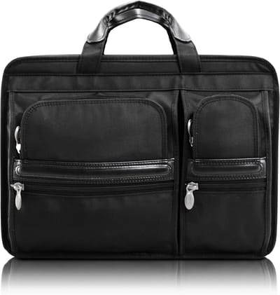 Laptop Aktetas - Laptoptas Heren - Zakelijk Transport - Georganiseerde Vakken - 15 inch - Zwart