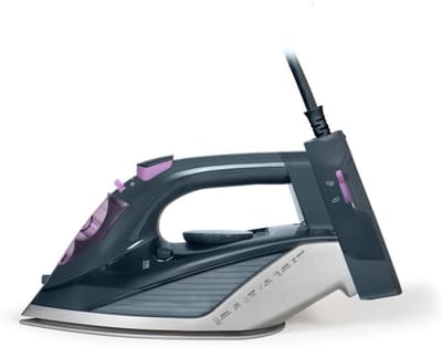TIM® Strijkijzer Draadloos - Strijkijzer - Stomer Kleding - Grijs - 31cm x 14cm x 16cm