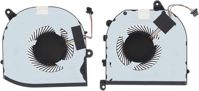Vervangende Koelventilator voor Laptop, Geschikt voor XPS 15 9570 en Precision 5530, 4-Pin CPU en GPU Koeling, Aluminium Legering, 5V 0.5A