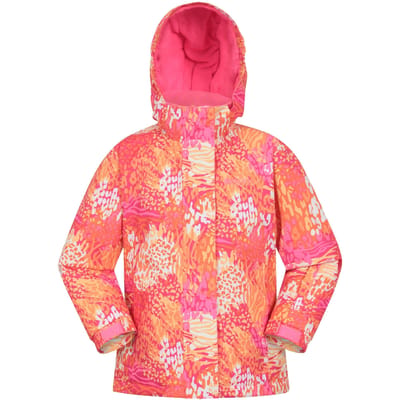Mountain Warehouse Ski jas voor kinderen/kleuters Sneeuwklokje aquarel (Helder oranje)
