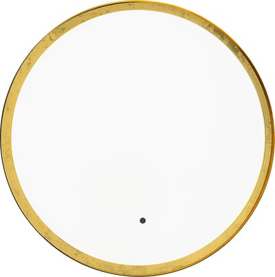 QAZQA pim - Moderne LED Dimbare Spiegel verlichting met Dimmer voor binnen voor badkamer - 1 lichts - D 3.55 cm - Goud -