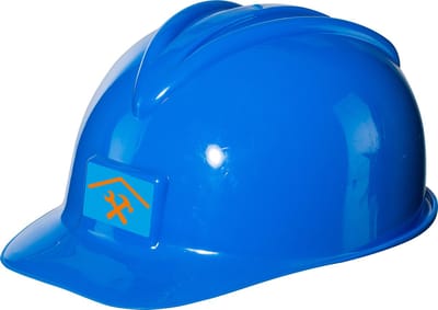 Bouwhelm Kinderen Blauw