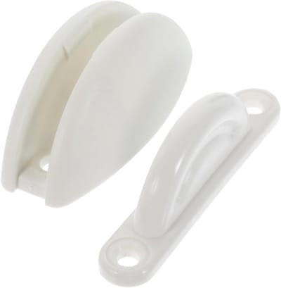 Nylon Deurstopper - Deurvastzetter Camper - Deur Open Houden - Stijlvol Ontwerp - 7.5 x 3.75 x 3.3 cm - Wit