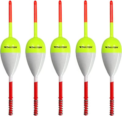 Gevoelige Balsa Hout Visdobbers Set 5 Stuks voor Diverse Vissoorten