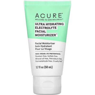 ACURE, Hydratant visage électrolytique ultra hydratant, 50 ml (1,7 fl oz) white
