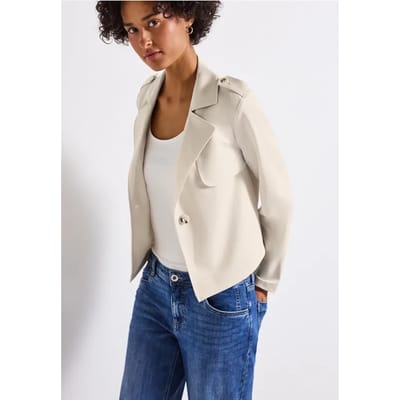 Korte trenchcoat