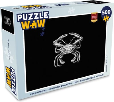 Puzzel Ernst Haeckel - Krab - Oude meesters - Vintage - Dieren - Kunst - Legpuzzel - Puzzel 500 stukjes