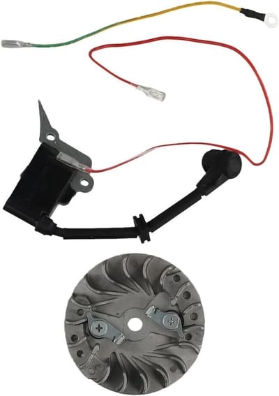 Vliegwiel Ontsteker Kit - Kettingzaag Onderdelen - Tuinonderhoud - Supersterk Aluminium - 15x10x6cm - Grijs