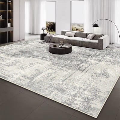Décoration Moderne Grands Tapis de Salon Abstraits Luxe Maison Canapé Tapis Antidérapant Chambre Vestiaire Facile à Nettoyer Tapis de Sol Pelucheux 100*160cm