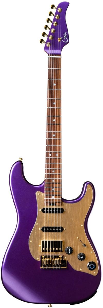 Mooer GTRS Guitars Standard 900 Plum Purple Intelligent Guitar met wireless systeem en gigbag