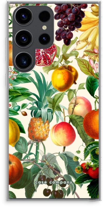 Case Company® - Hoesje geschikt voor Samsung Galaxy S23 Ultra hoesje - Classic Flora - Soft Cover Telefoonhoesje - Bescherming aan alle Kanten en Schermrand