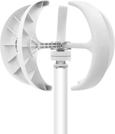 Wind Turbine Kit - Stroom Generator - Energie Opwekking - Drie Fase AC - 90x60 cm - Wit