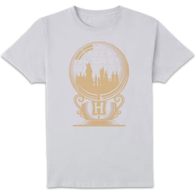 Harry Potter Hogwarts Snowglobe t-shirt - Wit - S